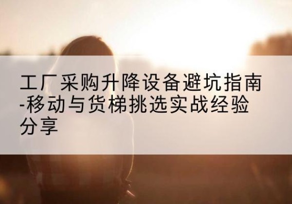 海北移动式升降机怎么选-工厂采购升降设备避坑指南-移动与货梯挑选实战经验分享